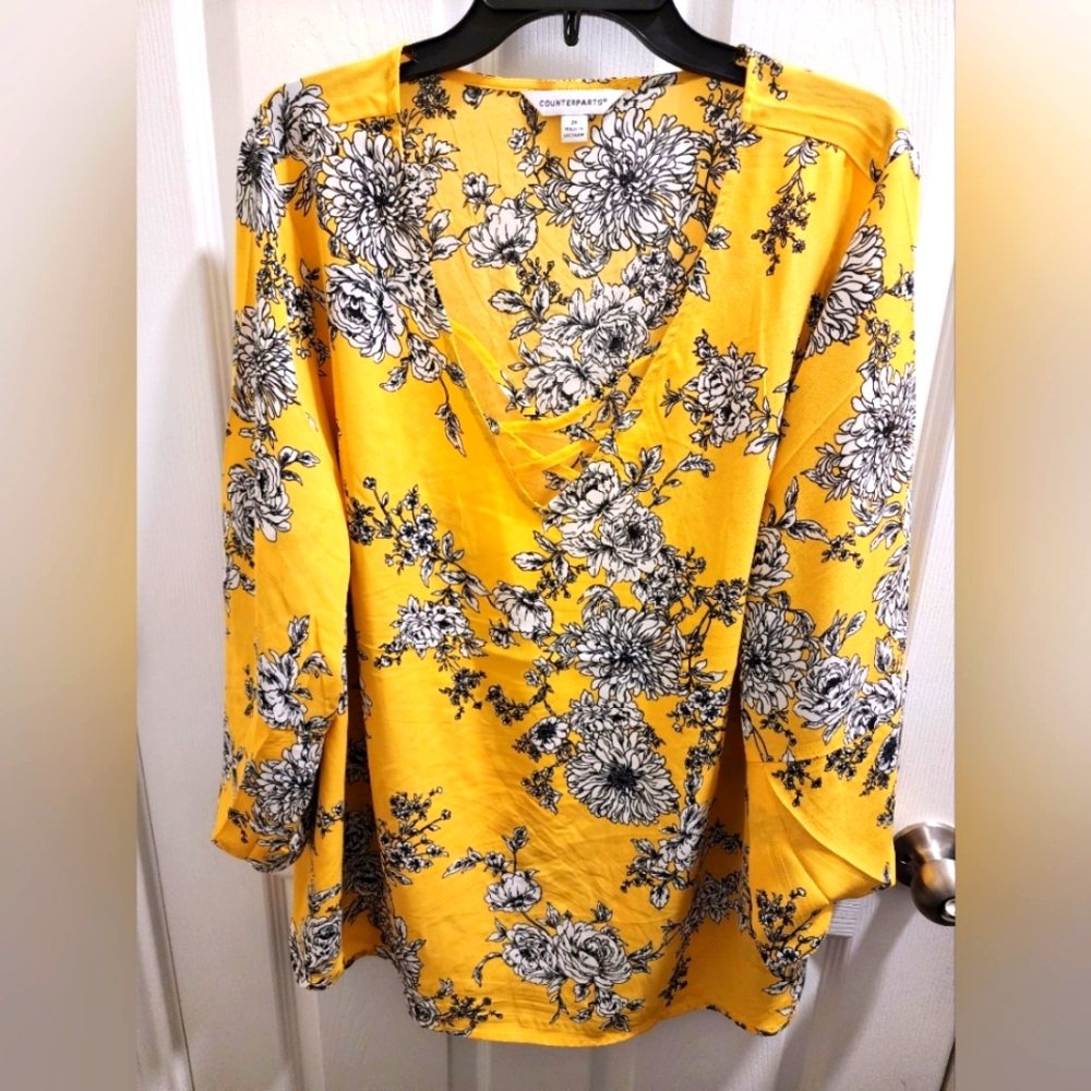 3/4 sleeve blouse